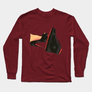 His and Hers Louboutin Red Bottom's Long Sleeve T-Shirt